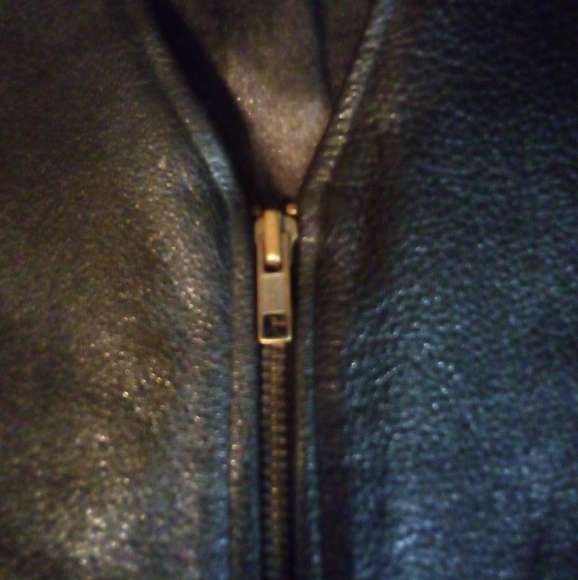 Wilson Leather Motorcycle Biker Western Vest Men's Xl Black RN No. 39426 - Picture 3 of 11